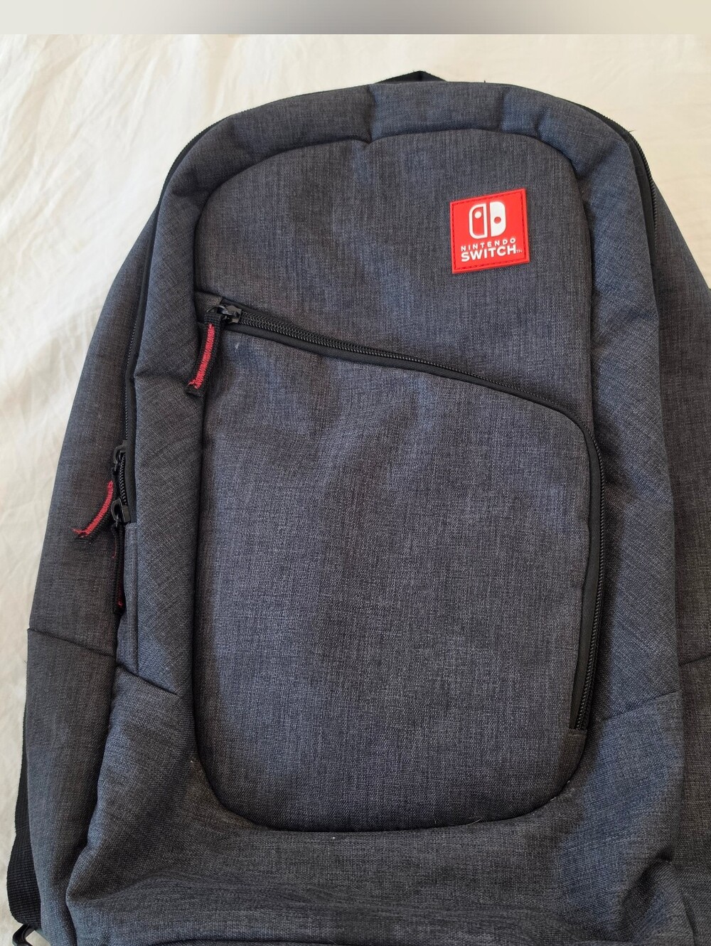 Nintendo Switch Elite Player Gaming Backpack - Charcoal Gray & Black Case